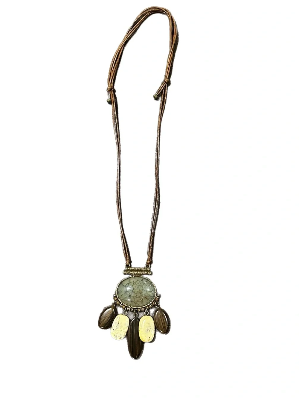 Western Boho Adjustable Statement Pendant Necklace - Women Jewelry